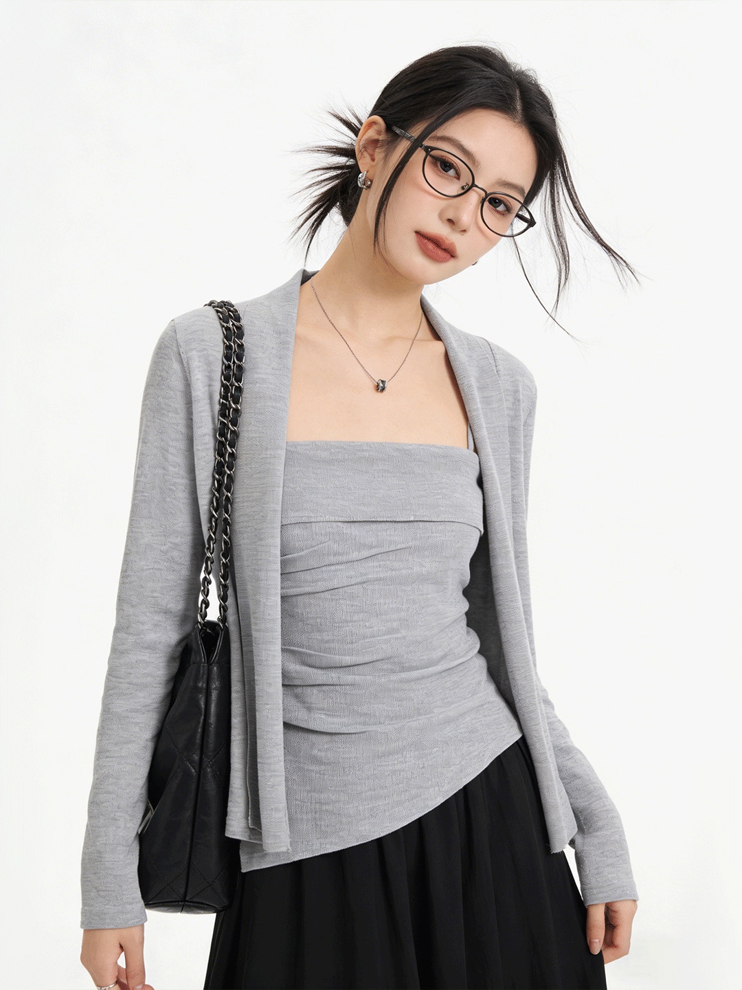 Korean Lifestyle & Kids Boutique Photos - Lush Life Skin-friendly Short Knitted Cardigan