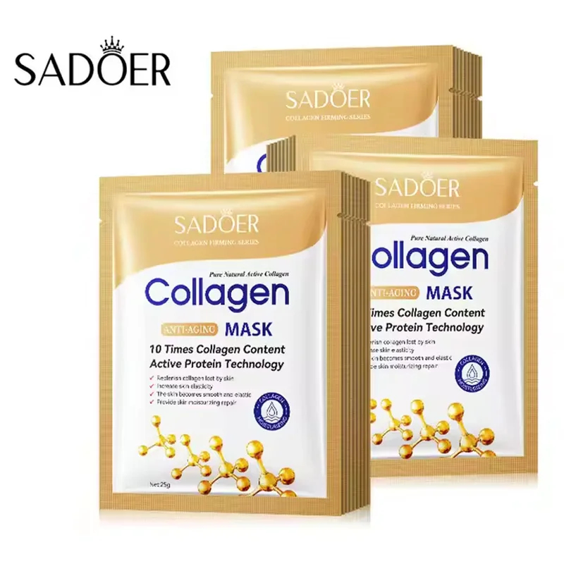 50/30/20/10pcs SADOER Collagen - đánh giá và giá Sheet Mask Collagen