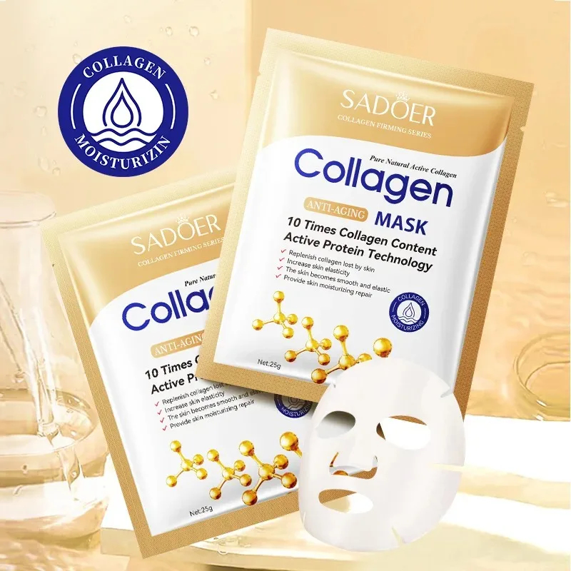 50/30/20/10pcs SADOER Collagen - đánh giá và giá Sheet Mask Collagen