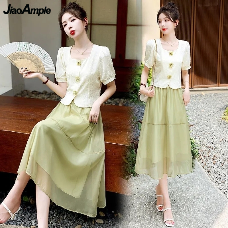 2024 Summer Women Graceful Flo - đánh giá và giá Korean Lifestyle