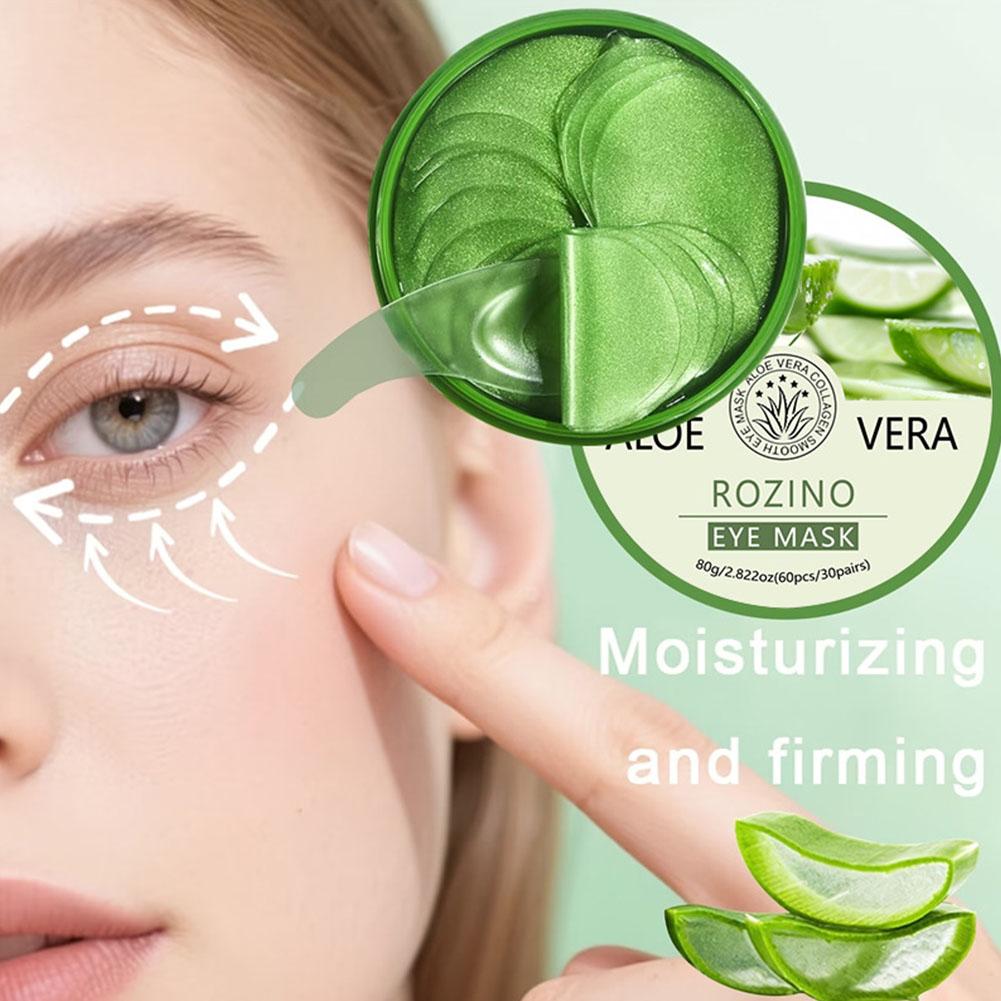 60pcs Aloe Vera Collagen Eye M - đánh giá và giá Sheet Mask Collagen
