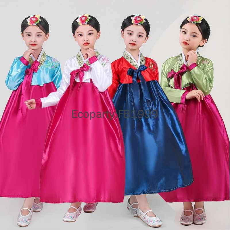 4 Colors Girls Hanbok Dress Ko - đánh giá và giá Korean Lifestyle