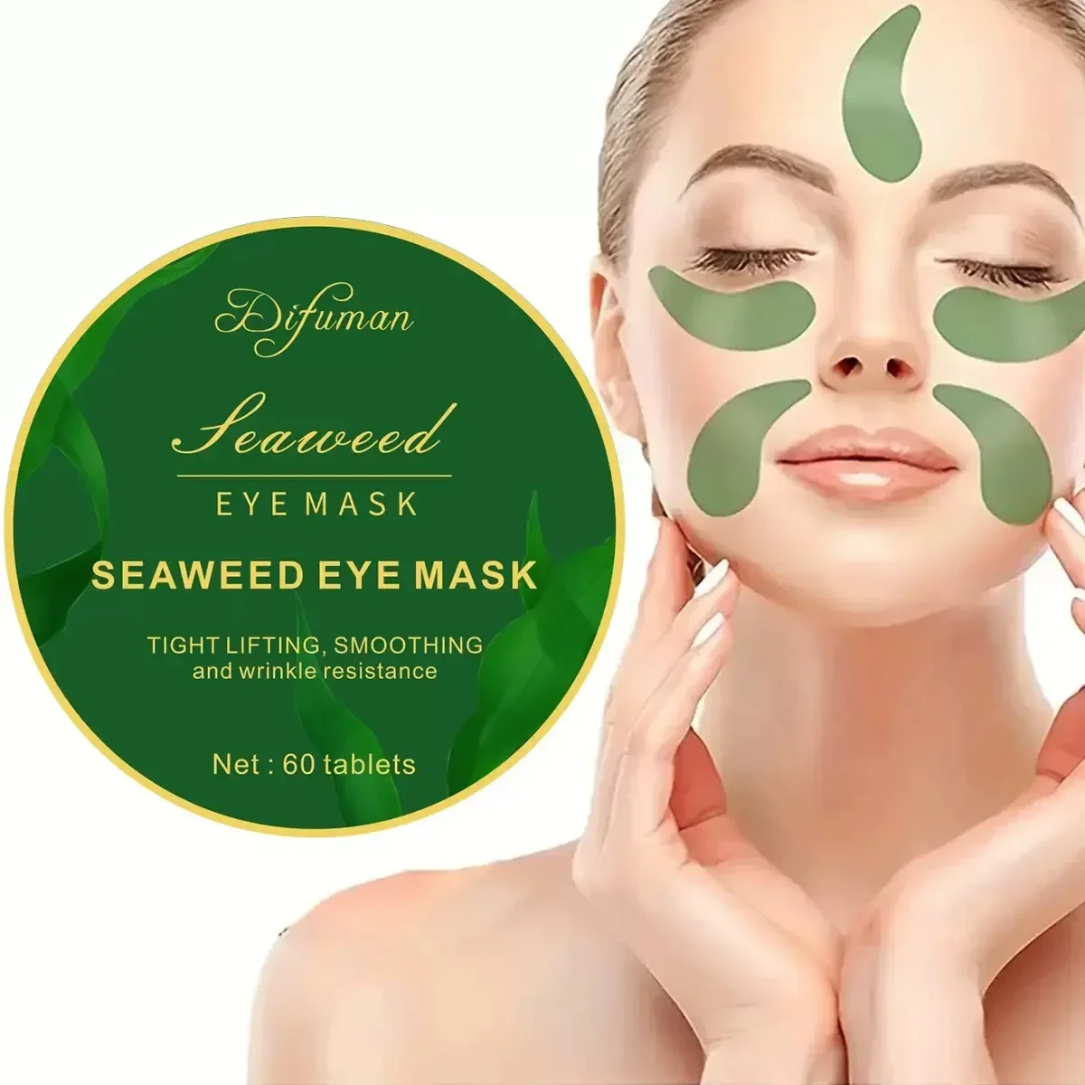 60pcs seaweed hyaluronic acid  - đánh giá và giá Sheet Mask Collagen