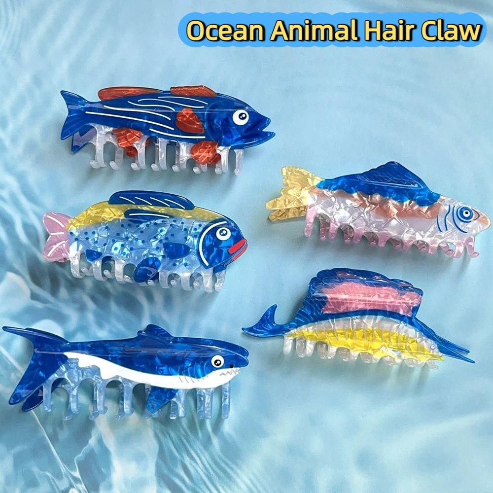 Hairpin Ocean Animal Hair Claw - đánh giá và giá Korean Lifestyle & Kids Boutique Photos