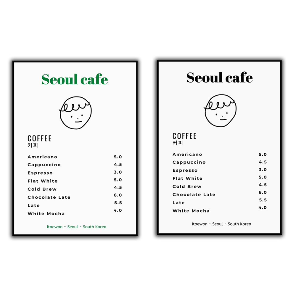 Seoul Cafe Print Wall Art Prin - đánh giá và giá South Korea Lifestyle