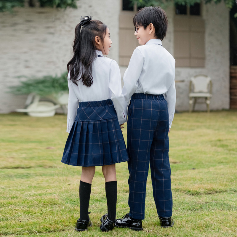 Kids British Plaid Vest Shirt  - đánh giá và giá Korean Lifestyle